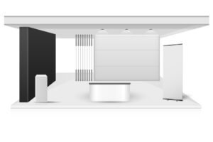 Designs of booths for Trade Shows and Conferences