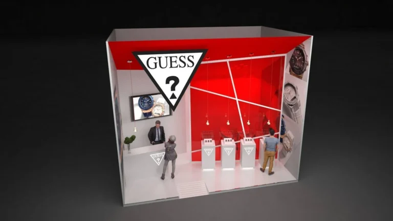 Stand de Guess en MWC, Fira de Barcelona Gran Via