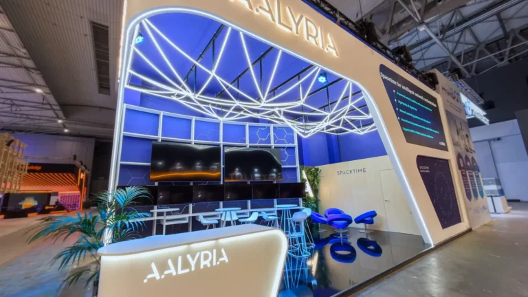 Aalyria exhibition stand