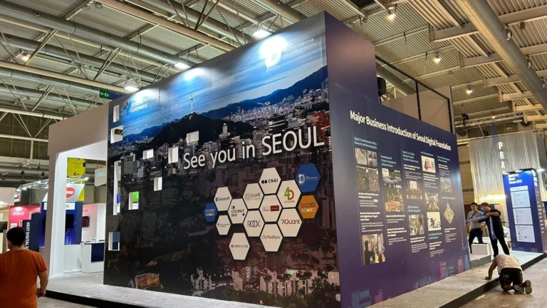 Stand de SEOUL en Smart City Expo, Fira de Barcelona Gran Via