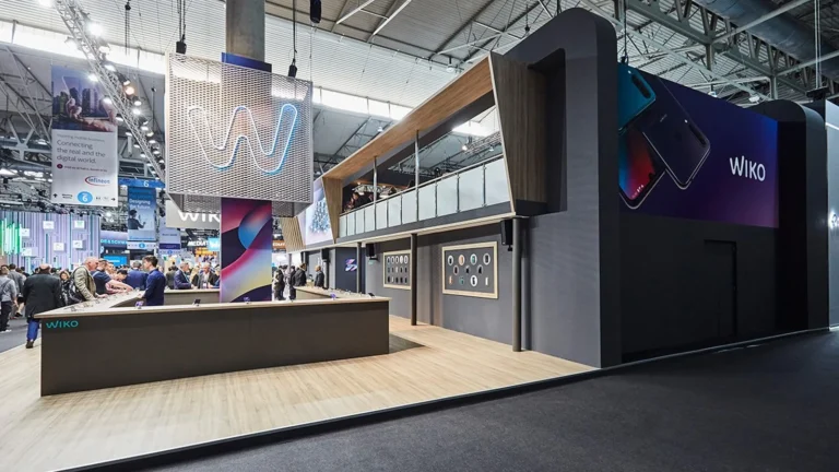 Stand de Wiko en MWC, Fira de Barcelona Gran Via